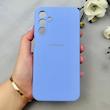 قاب گوشی Galaxy A15 سامسونگ سیلیکونی اورجینال پاک کنی درجه یک زیربسته آبی کد 110596