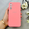 قاب گوشی Galaxy A15 سامسونگ سیلیکونی اورجینال پاک کنی درجه یک زیربسته صورتی کد 110601