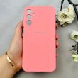 قاب گوشی Galaxy A15 سامسونگ سیلیکونی اورجینال پاک کنی درجه یک زیربسته صورتی کد 110601