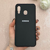 قاب گوشی Galaxy A20 / A30 سامسونگ سیلیکونی اورجینال پاک کنی درجه یک زیربسته مشکی کد 110614