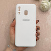 قاب گوشی Galaxy A20 / A30 سامسونگ سیلیکونی اورجینال پاک کنی درجه یک زیربسته سفید کد 110619