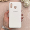قاب گوشی Galaxy A20 / A30 سامسونگ سیلیکونی اورجینال پاک کنی درجه یک زیربسته سفید کد 110627
