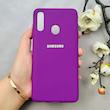 قاب گوشی Galaxy A20S سامسونگ سیلیکونی اورجینال پاک کنی درجه یک زیربسته بنفش کد 110629