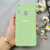 قاب گوشی Galaxy A20S سامسونگ سیلیکونی اورجینال پاک کنی درجه یک زیربسته سبز کد 110630