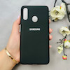 قاب گوشی Galaxy A20S سامسونگ سیلیکونی اورجینال پاک کنی درجه یک زیربسته مشکی کد 110631