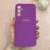 قاب گوشی Galaxy A24 سامسونگ سیلیکونی اورجینال پاک کنی درجه یک زیربسته بنفش کد 110653