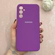قاب گوشی Galaxy A24 سامسونگ سیلیکونی اورجینال پاک کنی درجه یک زیربسته بنفش کد 110653