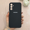 قاب گوشی Galaxy A24 سامسونگ سیلیکونی اورجینال پاک کنی درجه یک زیربسته مشکی کد 110655