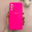 قاب گوشی Galaxy A24 سامسونگ سیلیکونی اورجینال پاک کنی درجه یک زیربسته سرخابی کد 110659