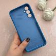 قاب گوشی Galaxy A24 سامسونگ سیلیکونی اورجینال پاک کنی درجه یک زیربسته آبی کد 110661