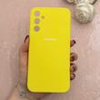 قاب گوشی Galaxy A24 سامسونگ سیلیکونی اورجینال پاک کنی درجه یک زیربسته زرد کد 110664