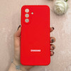 قاب گوشی Galaxy A26 سامسونگ سیلیکونی اورجینال پاک کنی درجه یک زیربسته قرمز کد 110674