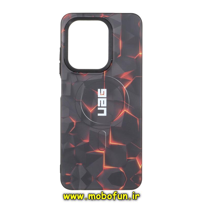 قاب گوشی Redmi A5 / Poco C71 شیائومی دودی مات فانتزی چاپ درجه یک طرح یو ای جی UAG کد 95211