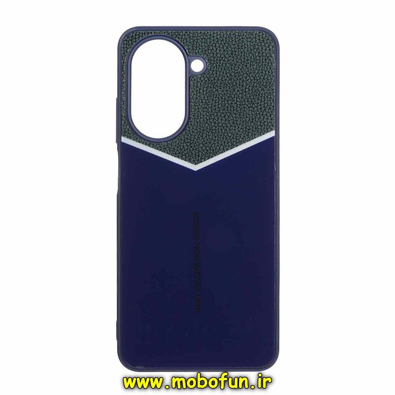 قاب گوشی Redmi A5 / Poco C71 شیائومی پشت گلس آینه ای Heat آبی کاربنی کد 95226