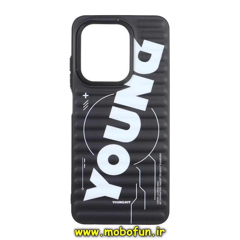 قاب گوشی Redmi A5 / Poco C71 شیائومی یانگ کیت YOUNGKIT برجسته دور مات ایربگ دار طرح اسپرت SPORT مشکی کد 95232