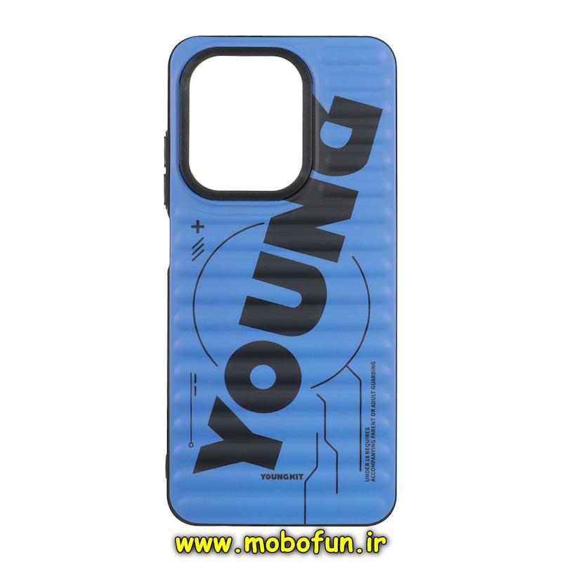 قاب گوشی Redmi A5 / Poco C71 شیائومی یانگ کیت YOUNGKIT برجسته دور مات ایربگ دار طرح اسپرت SPORT آبی کد 95239