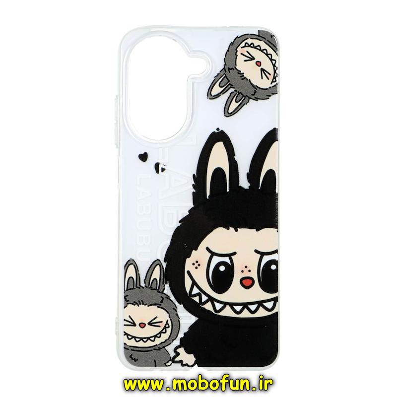 قاب گوشی Redmi A5 / Poco C71 شیائومی هولوگرامی دور ژله ای مات HARD طرح لبوبو Labubu کد 95249