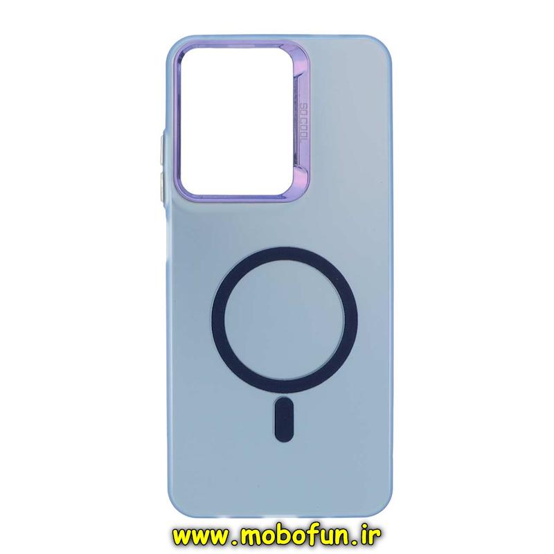 قاب گوشی Redmi A5 / Poco C71 شیائومی اورجینال SO COOL سوکول طرح مگ سیف اسپرت Sport آبی کد 95252