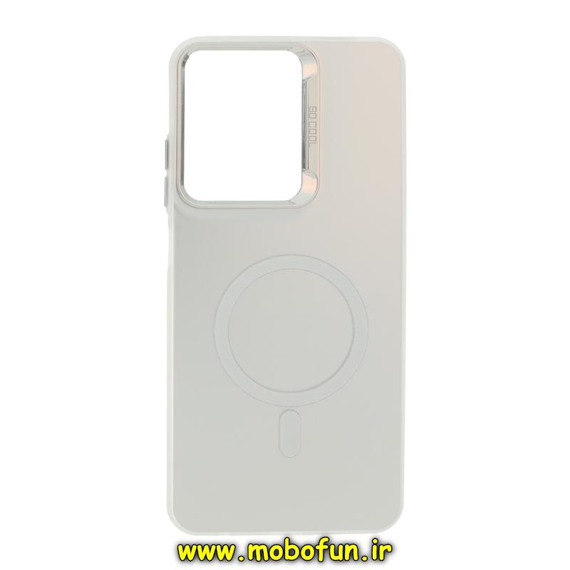 قاب گوشی Redmi A5 / Poco C71 شیائومی اورجینال SO COOL سوکول طرح مگ سیف اسپرت Sport نقره ای کد 95253