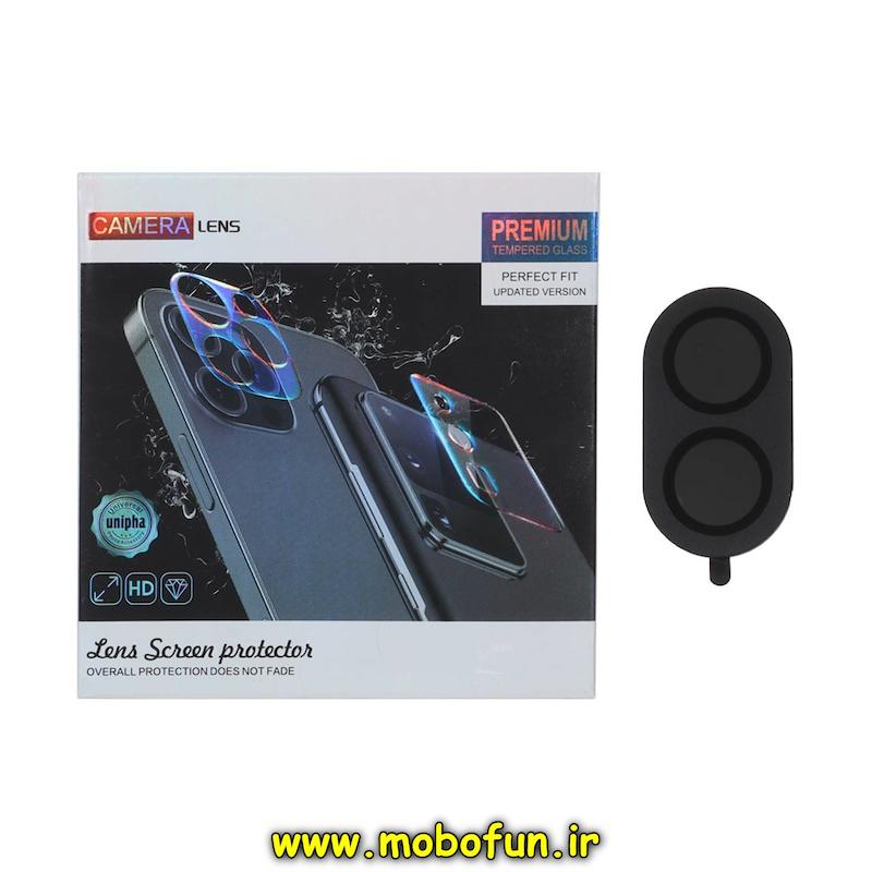 محافظ لنز Redmi A5 / Poco C71 شیائومی رینگی فلزی - شیشه ای اورجینال مشکی کد 95274