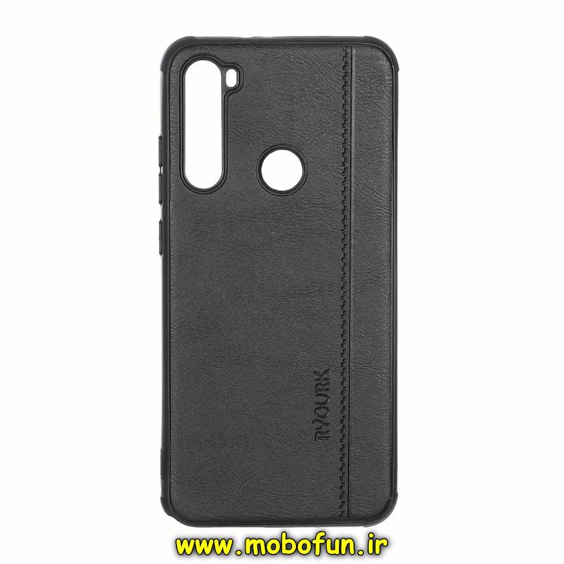 قاب گوشی Redmi Note 8 / Redmi Note 8 2021 شیائومی طرح ژله ای چرمی ساده Ryourk مشکی کد 95299