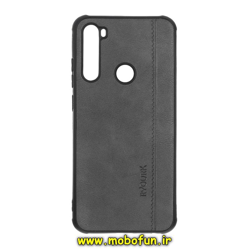 قاب گوشی Redmi Note 8T شیائومی طرح ژله ای چرمی ساده Ryourk خاکستری کد 95313