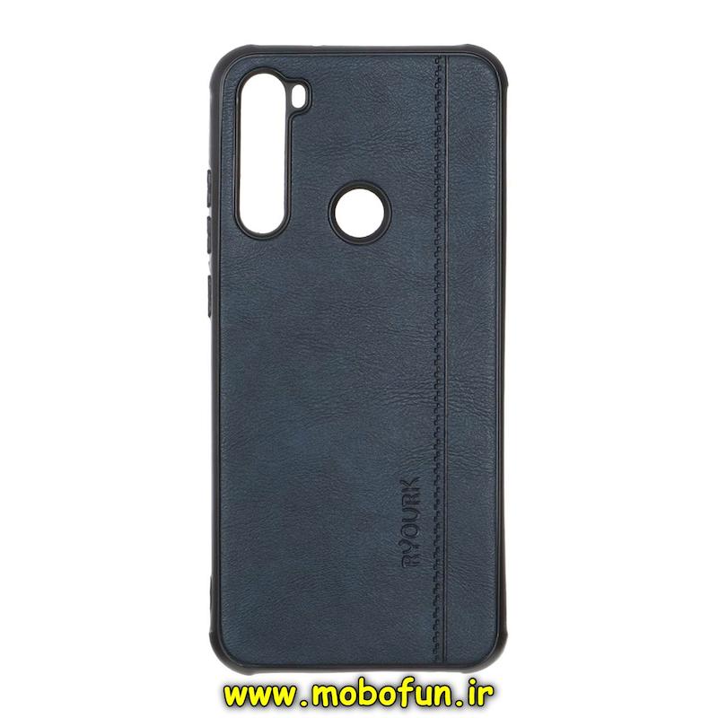 قاب گوشی Redmi Note 8T شیائومی طرح ژله ای چرمی ساده Ryourk سرمه ای کد 95315