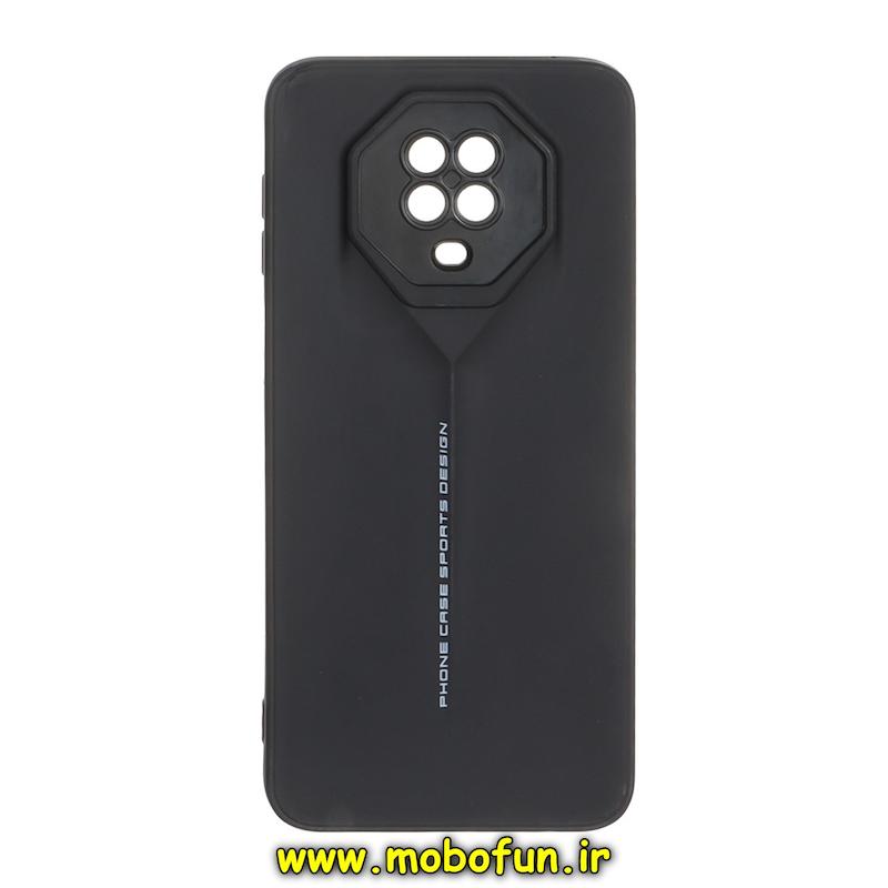 قاب گوشی Redmi Note 9S / Redmi Note 9 Pro شیائومی سری Porsche Design سیلیکونی ژله ای محافظ لنز دار مشکی کد 95326