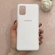 قاب گوشی Galaxy A31 سامسونگ سیلیکونی اورجینال پاک کنی درجه یک زیربسته سفید کد 110686