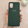 قاب گوشی Galaxy A31 سامسونگ سیلیکونی اورجینال پاک کنی درجه یک زیربسته سبز کد 110687