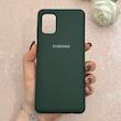 قاب گوشی Galaxy A31 سامسونگ سیلیکونی اورجینال پاک کنی درجه یک زیربسته سبز کد 110687