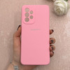 قاب گوشی Galaxy A33 سامسونگ سیلیکونی اورجینال پاک کنی درجه یک زیربسته صورتی کد 110695