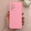قاب گوشی Galaxy A33 سامسونگ سیلیکونی اورجینال پاک کنی درجه یک زیربسته صورتی کد 110695