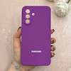 قاب گوشی Galaxy A36 سامسونگ سیلیکونی اورجینال پاک کنی درجه یک زیربسته بنفش کد 110705