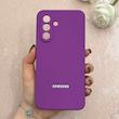 قاب گوشی Galaxy A36 سامسونگ سیلیکونی اورجینال پاک کنی درجه یک زیربسته بنفش کد 110705