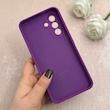 قاب گوشی Galaxy A36 سامسونگ سیلیکونی اورجینال پاک کنی درجه یک زیربسته بنفش کد 110705