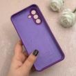قاب گوشی Galaxy A36 سامسونگ سیلیکونی اورجینال پاک کنی درجه یک زیربسته بنفش کد 110706