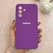 قاب گوشی Galaxy A36 سامسونگ سیلیکونی اورجینال پاک کنی درجه یک زیربسته بنفش کد 110706