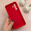 قاب گوشی Galaxy A36 سامسونگ سیلیکونی اورجینال پاک کنی درجه یک زیربسته قرمز کد 110709