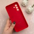 قاب گوشی Galaxy A36 سامسونگ سیلیکونی اورجینال پاک کنی درجه یک زیربسته قرمز کد 110709
