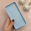 قاب گوشی Galaxy A36 سامسونگ سیلیکونی اورجینال پاک کنی درجه یک زیربسته آبی روشن کد 110714