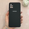 قاب گوشی Galaxy A51 سامسونگ سیلیکونی اورجینال پاک کنی درجه یک زیربسته مشکی کد 110725