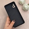 قاب گوشی Galaxy A51 سامسونگ سیلیکونی اورجینال پاک کنی درجه یک زیربسته مشکی کد 110725