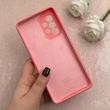 قاب گوشی Galaxy A53 سامسونگ سیلیکونی اورجینال پاک کنی درجه یک زیربسته صورتی کد 110732