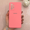 قاب گوشی Galaxy A53 سامسونگ سیلیکونی اورجینال پاک کنی درجه یک زیربسته صورتی کد 110732