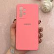 قاب گوشی Galaxy A53 سامسونگ سیلیکونی اورجینال پاک کنی درجه یک زیربسته صورتی کد 110732