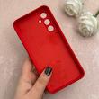 قاب گوشی Galaxy A54 سامسونگ سیلیکونی اورجینال پاک کنی درجه یک زیربسته قرمز کد 110735