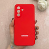 قاب گوشی Galaxy A56 سامسونگ سیلیکونی اورجینال پاک کنی درجه یک زیربسته قرمز کد 110736