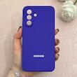 قاب گوشی Galaxy A56 سامسونگ سیلیکونی اورجینال پاک کنی درجه یک زیربسته بنفش تیره کد 110737
