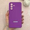 قاب گوشی Galaxy A56 سامسونگ سیلیکونی اورجینال پاک کنی درجه یک زیربسته بنفش کد 110741